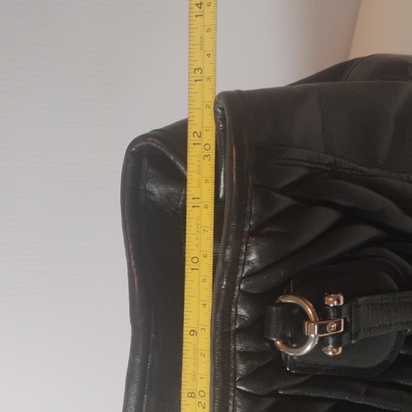 Coach 34564 Gathered Leather Kitt Carryall Tote - Picture 7 of 11